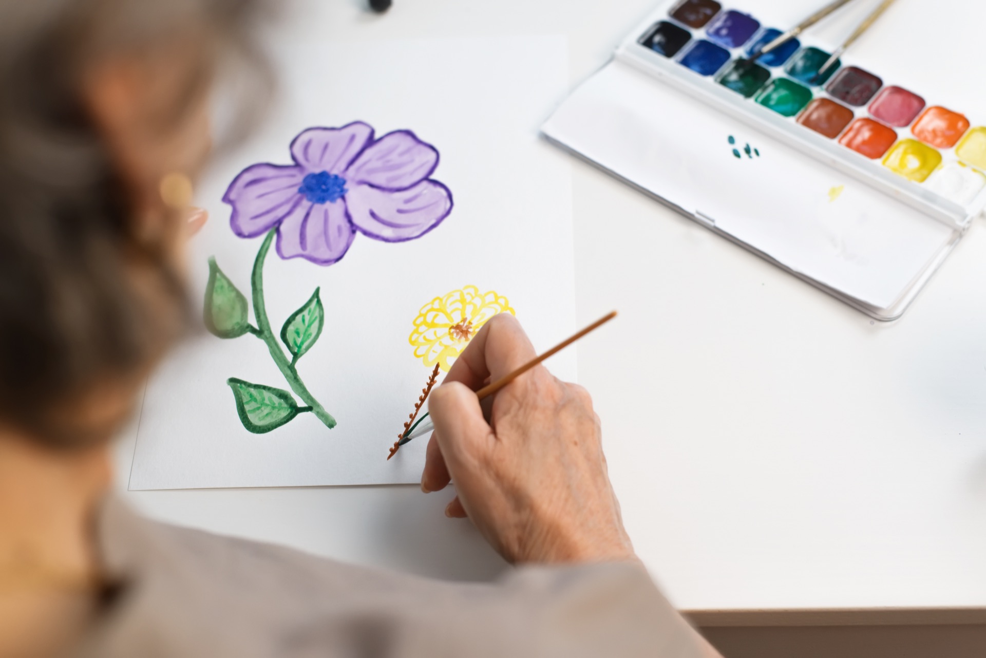 Atelier créatif d'art-thérapie